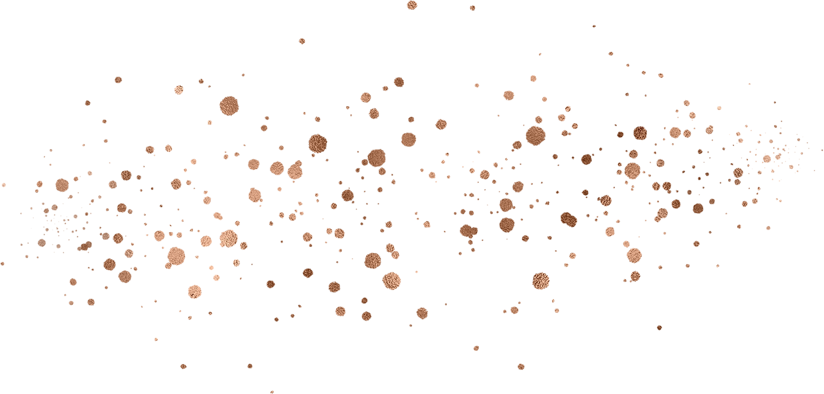 Bronze Metallic Confetti